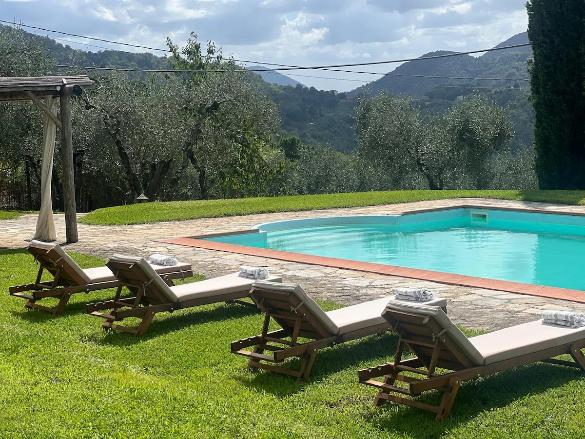 Tuscan Stone House with Pool & Mountain Views