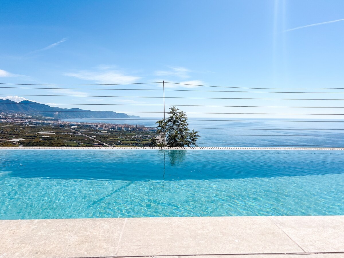 Luxury Sea View Villa with Infinity Pool & Panoramic Terraces
