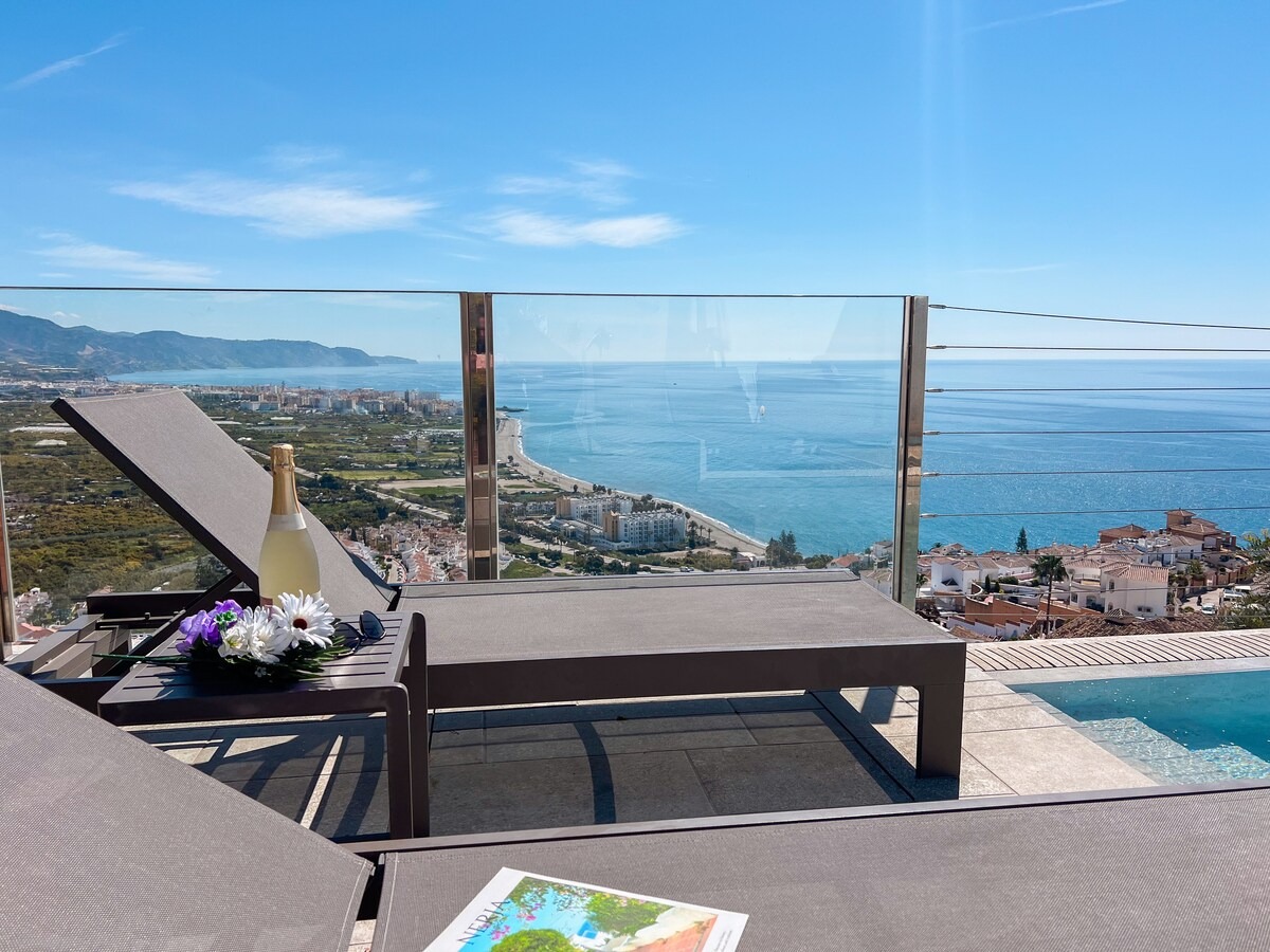 Luxury Sea View Villa with Infinity Pool & Panoramic Terraces